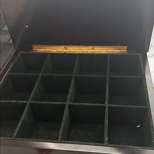 Elegant dark brown Jewelry Organizer Box